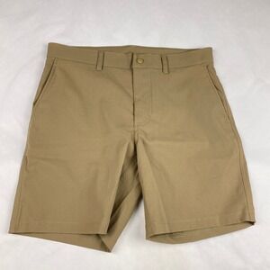 NWT Outdoor Voices Shorts Men's Size M Techtwill Birdie 7" Tan